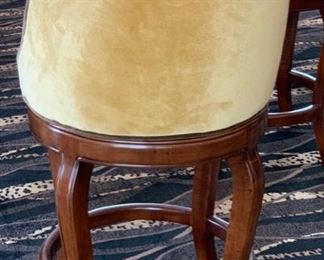 3pc Hancock & Moore Fine Furniture Swivel Stools/Chairs	41x20x22in. Seat height: 25in H	HxWxD	SC114