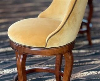 3pc Hancock & Moore Fine Furniture Swivel Stools/Chairs	41x20x22in. Seat height: 25in H	HxWxD	SC114