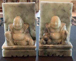 Carved Stone Buddha Bookends	7x5x2.4in	HxWxD	SC116