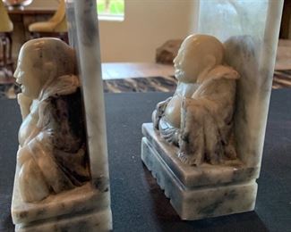 Carved Stone Buddha Bookends	7x5x2.4in	HxWxD	SC116