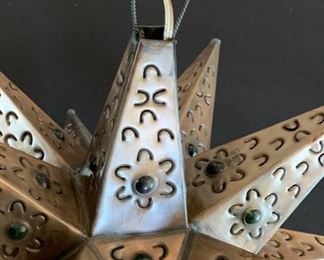 3pc Lg Mexican Tin Star decor Set of 3!!	18in Diameter		SC120