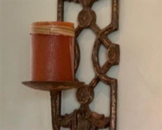 1pc Rustic Wrought Iron Candle Holder	31x8x8in	HxWxD	SC121