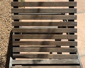 *Damaged* 1pc Royal Teak Take Patio Lounger	32x27x78in	HxWxD	SC148