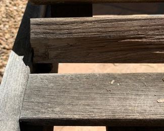 *Damaged* 1pc Royal Teak Take Patio Lounger	32x27x78in	HxWxD	SC148