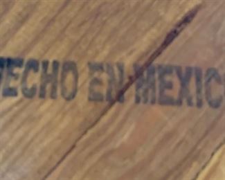 2pc Rustic Mexican Ladder Back Chairs PAIR	48x18x20in   seat height: 18in H	HxWxD	SC149