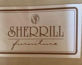 Sherrill Furniture Oversized Chair Red/Yellow Pattern	35x40x38in	HxWxD	SC154