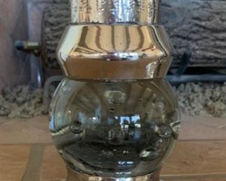 2pc Tooled Tin Candle Stands			SC160