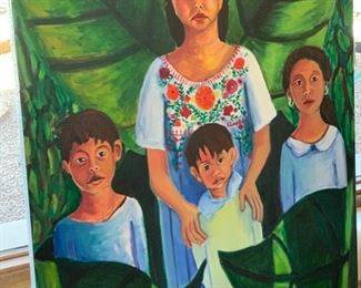 *Original* The Mayans Amy Kandall Painting 4/89	62x54.5x2in	HxWxD	SC162