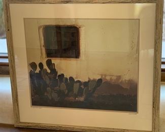 *Signed* St John's Mission Arizona Louis W Cantillo Framed photo	30x33in		SC163