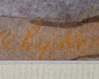 *Original* Art Signed Antiques watercolor	26in x 19.5in		SC164