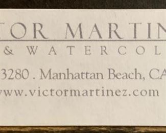 *Original*  Watercolor Art Victor Martinez Pottery Santaca Talima	25x32.5in		SC169