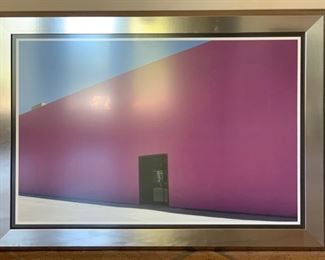 Framed Photo unsigned USPS/Purple building	27x36.5in		SC170