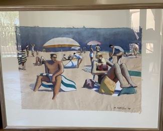 *Original* Art Michael Patterson Beach Scene	41in x 53in		SC172
