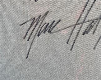 *Original* art Black Boots Cowboy signed art	48x24in		SC175