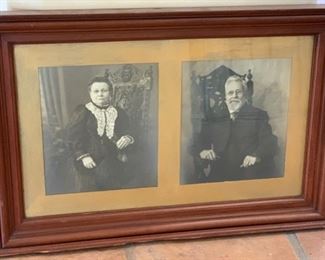 Antique Framed Double Portrait	23x33in		SC184