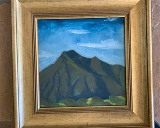 *Original* Art Mountain Scene Amy	18x18in		SC191