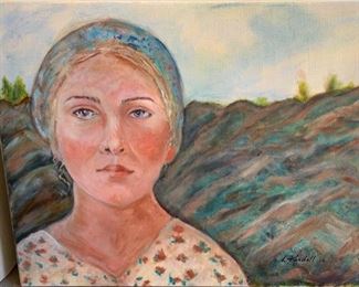 *Original* Art L Kandall Mountain/ Woman	14x18in		SC193