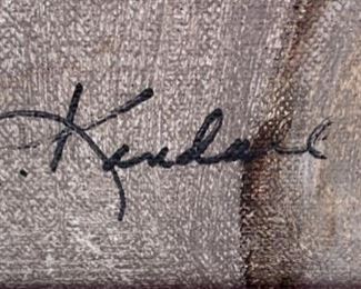 *Original* Art Turban Woman L. Kandall	22.5x27in		SC195