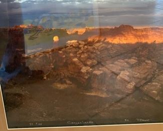 *Signed* R Brewer Canyonlands Framed Photo 5/25	36.5x40in		SC206