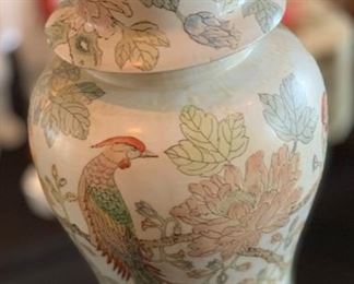 2pc Chinese Foo Dog Ginger Jars PAIR	19in H x 10in diameter at widest		SC213