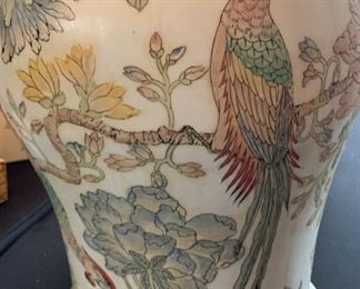 2pc Chinese Foo Dog Ginger Jars PAIR	19in H x 10in diameter at widest		SC213