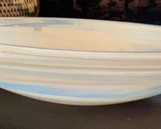 Kosta Boda Sweden Crystal art Glass Bowl/Dish	2.5in H x 12in Diameter		SC217