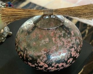 *Signed*  Large Artsit Made Potter Centerpiece Vase	13in H x 16in Diameter		SC220