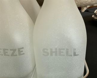 Beach Themed Milk Bottles w/ Rack	12x11x7.5in		SC232