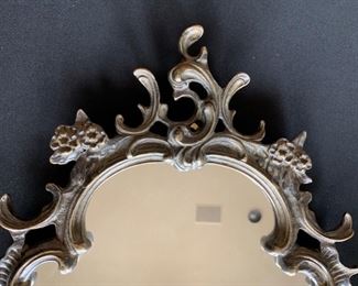 Italy Bronze Hanging Mirror	19x11in		SC238