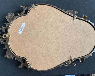 Italy Bronze Hanging Mirror	19x11in		SC238