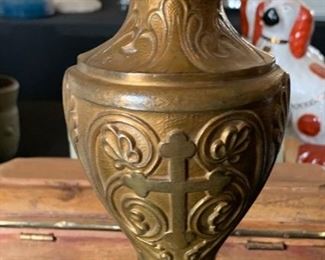 Huge Cast Metal Candle Candelabra	26x20x9in without candles	HxWxD	SC247