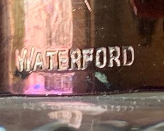 2pc Crystal Vanity Containers Waterford	4.35in H & 3.25in H		SC249