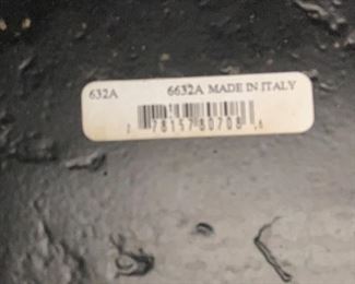 Italy Large Cast Metal Centerpiece Bowl	8.5x25x9in	HxWxD	SC250