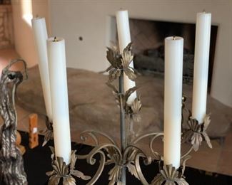 Cast Iron Leaf 6- Candle Candelabra	31x21x21in	HxWxD	SC251