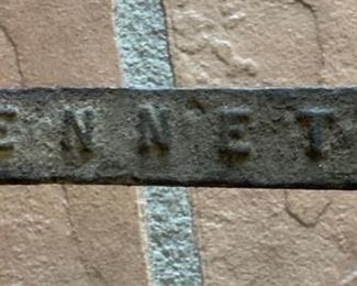 Bennett Brass Canonball Andirons	19x9x18in	HxWxD	SC255