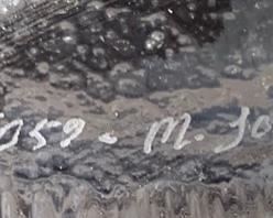 Panda Bear M  Jonasson Swedish Art Glass	2x9x7in	HxWxD	SC264