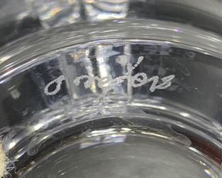 orrefors glass petal bowl	3.25x5.25diamter		SC266