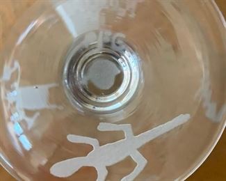 6pc PFG Southwest Etched Margarita Glasses	7in H x 6 in diameter		SC267
