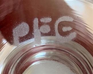 6pc PFG Southwest Etched Margarita Glasses	7in H x 6 in diameter		SC267