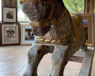 Rustic Wood Rocking Horse	31x14x43in	HxWxD	SC272