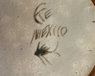 Hand Painted Mexico Sugar & Creamer Set			SC275