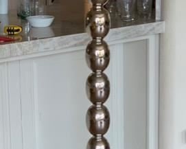 Polished Chrome Bead Floor Lamp	 62in		SC278