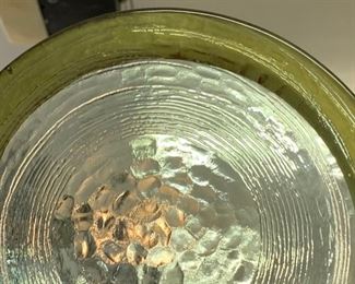 11pc Glass Gold Rim Annieglass?? Plates	8in & 10in		SC282