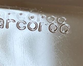 3pc arcoroc France Octogon Plates			SC284