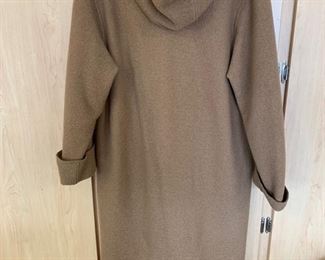 Hilary Radley Wool Hooded Coat	Size 8		AF107