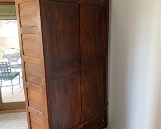 OLD WORLD ARMOIRE/WARDROBE CABINET 2 DRAWER SET	93.5x15.5x19	HxWxD	DL4231