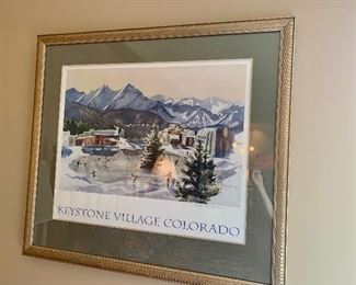 #979Y - Keystone Village framed print - $145.00.