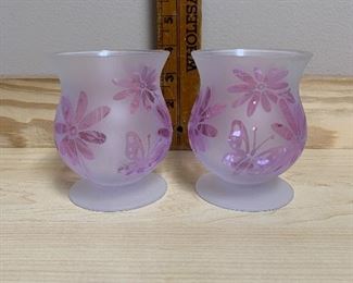 #868P - Pair of votives - $5.00. Please remember there is a $20 minimum purchase requirement for this sale. 