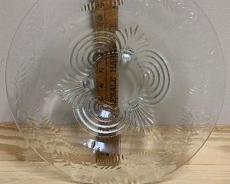 #904P - Footed crystal bowl - $20.00