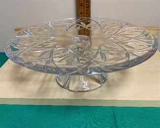 #905P - Mikasa Versailles footed cake plate - $55.00.